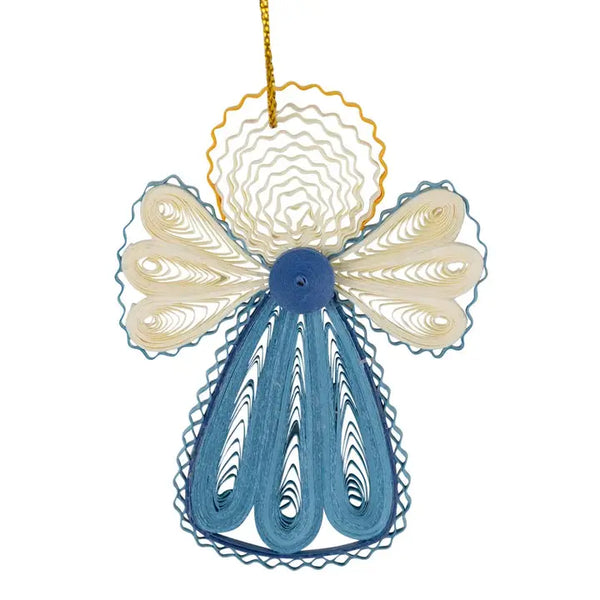 Ten Thousand Villages Quill Angel Ornament, #5405310