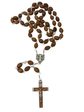 Earthwood -Olive Wood Rosary with Crucifix R-20