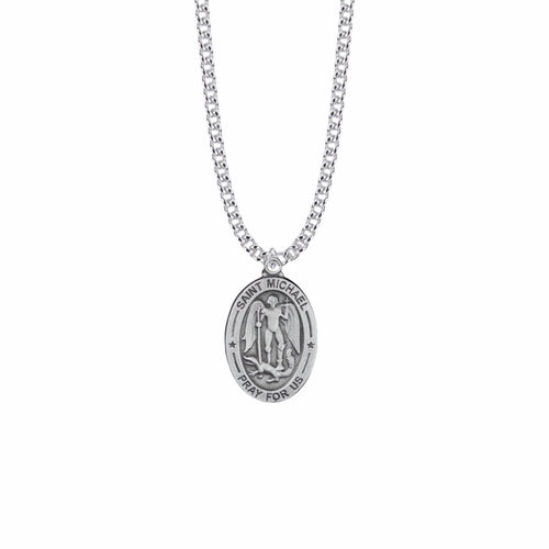 Singer 1 Inch Pewter Oval Saint Jude Medal, Patron Saint of Hopeless Causes and Desperation