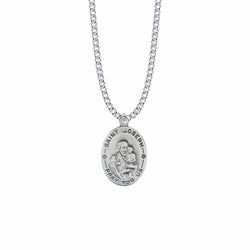 Singer-St. Joseph pewter necklace 3918