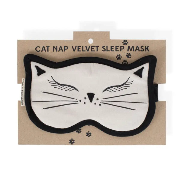 Ten Thousand Villages Cat Nap Velvet Sleep Mask- SKU 6613260