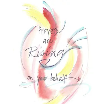 Prayers Rising Comfort Greeting Card (Versed)