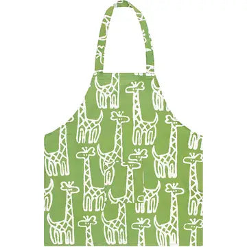 Global Mamas-Apron Kids: Giraffe - Olive-SKU: 45030281