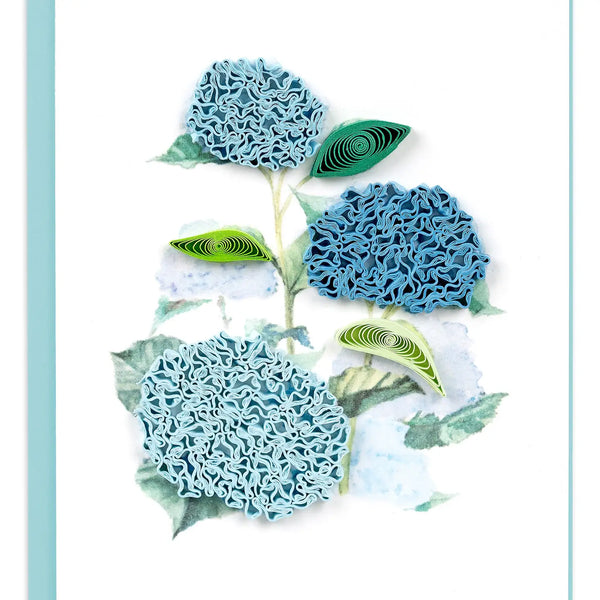 Quilling Card Wild Hydrangea Gift Enclosure Mini Card, #5007