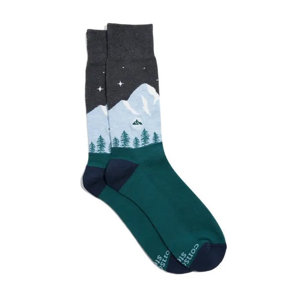 Conscious Step Socks That Protect National Parks (Blue Mountain) |MEDIUM| MPRK013