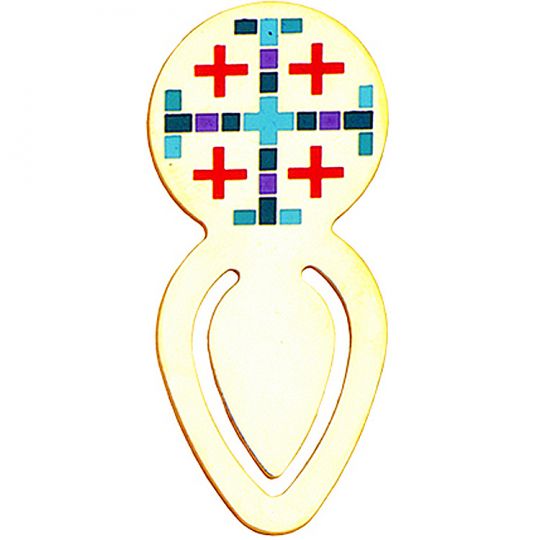 Terra Sancta Guild Jerusalem cross clip bookmark