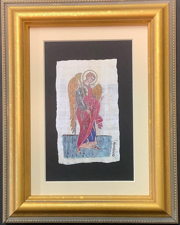 Carol McCrady Studios January framed angel Gabriel