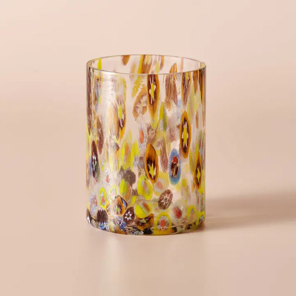 Ten Thousand Villages Confetti Cheena Glass Tumbler - 8 oz -6899800