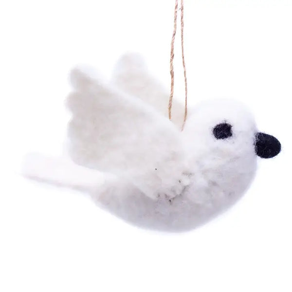 Global Crafts Dove Handmade Felt Ornament GLG60106