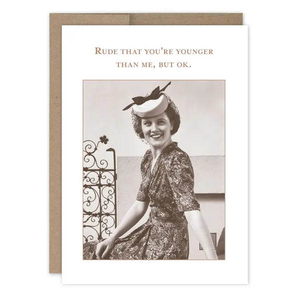 SM Rude Younger Birthday Card SM767