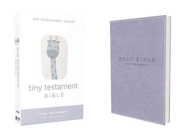 NIV, Tiny Testament Bible, New Testament, Leathersoft, Blue