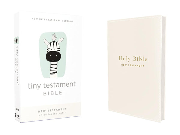 NIV, Tiny Testament Bible, New Testament, Leathersoft, White, Imitation Leather