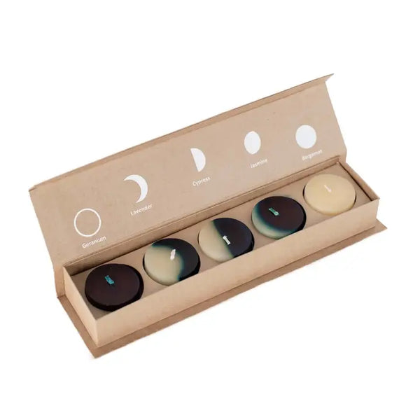 Ten Thousand Villages Waxing Moon Tealights 6815060