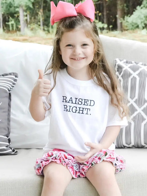 Down South House & Home: "Raised Right." T-Shirt