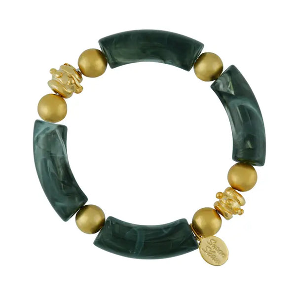 Susan Shaw Olive Green Charleston Bracelet  2561OL