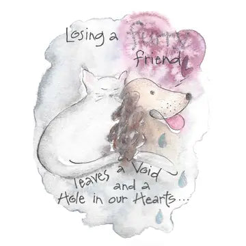Credo Designs Furry Friends Pet Sympathy Greeting Card (Versed) -SKU C164