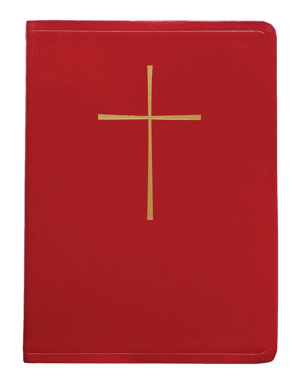 Book of Common Prayer (BCP), chancel edition, red leather, SUPPLIES EXTREMELY LIMITED