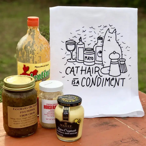 Down South House & Home: The Cat Hair Is a Condiment Tea Towel