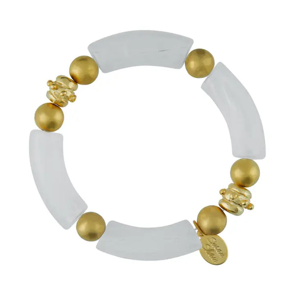 Susan Shaw White Charleston Bracelet 2560W