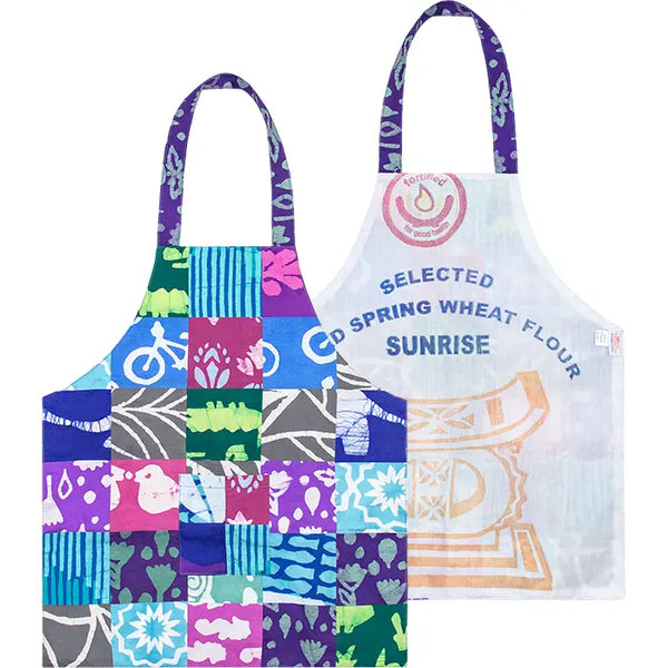 Global Mamas-Apron Kids Reversible: Patchwork-SKU: 45040901