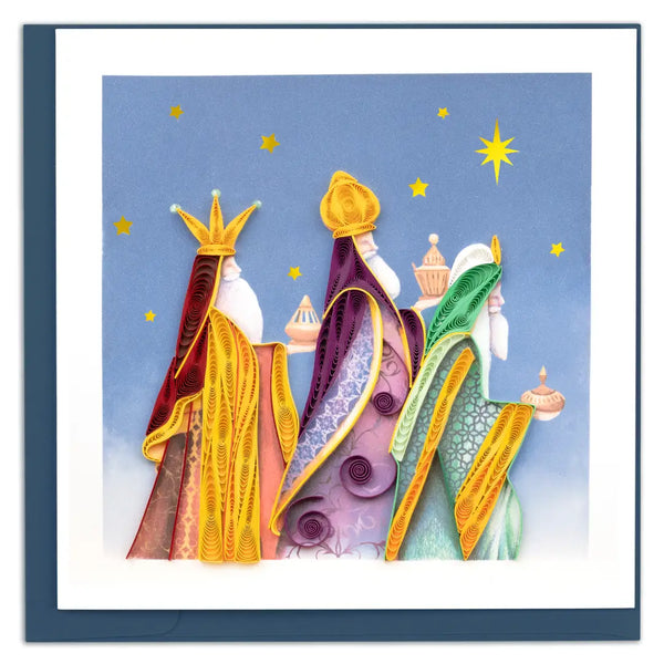 Quilling Card Three Wise Men Large Christmas card (New 2023), #6010