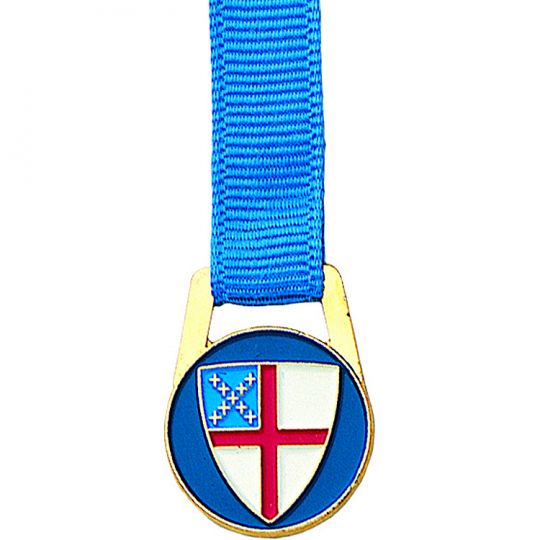 TSG Episcopal shield ribbon bookmark