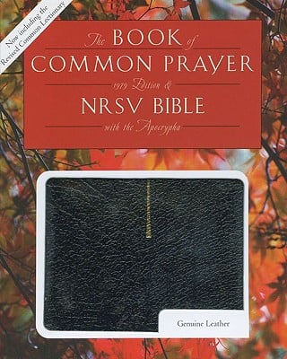 Oxford Book of Common Prayer and NRSV Bible, Leather