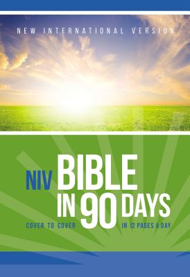 NIV Bible in 90 Days: Cover to Cover in 12 Pages a Day