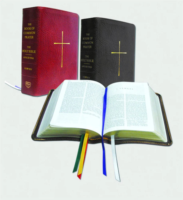 The Book of Common Prayer and Bible Combination (NRSV with Apocrypha): Red Bonded Leather (Copy)