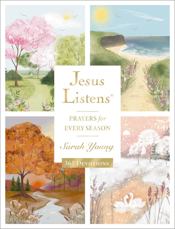 Jesus Listens: Prayers for Every Season (New for 2025):A 365-Day Illustrated Devotional Prayer Book - The Perfect Christian Christmas Gift