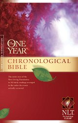 One Year Chronological Bible-NLT-Red