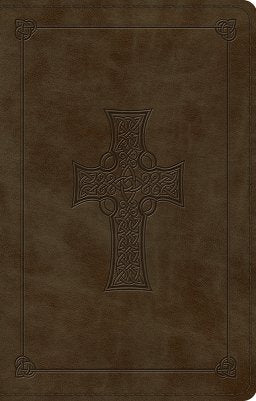 ESV Large Print Value Thinline Bible-ESV-Cross Design