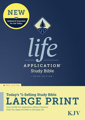 KJV Life Applica Study Bible, Third Edition, Large Print (Hardcover, Red Letter)