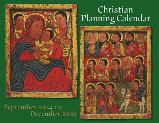 Christian Planning Calendar: September 2024 to December 2025