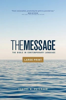 The Message Bible: Large print paperback