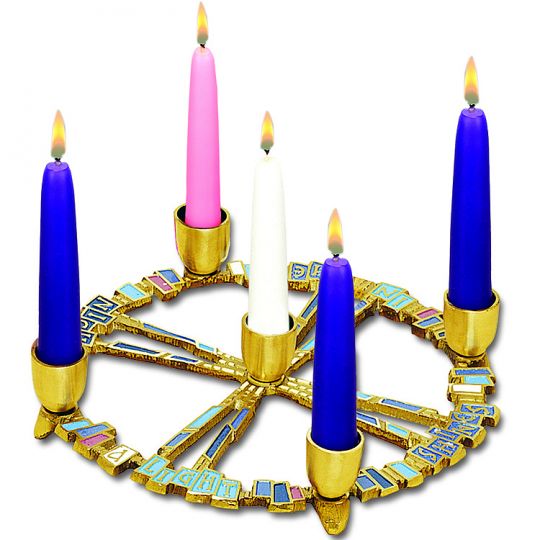 Terra Sancta Guild A Light Shines in the Night Advent wreath