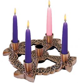 Terra Sancta Guild Copper Celtic Advent Wreath-CH-418