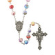 CBC Colorful Flower Bead Rosary F3141