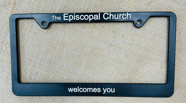 Episcopal Shield License Plate Frame