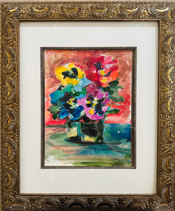 John Bunker: "Mixed Flowers in Vase"