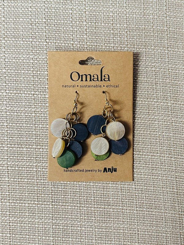 Anju Omala Misty Green Earrings