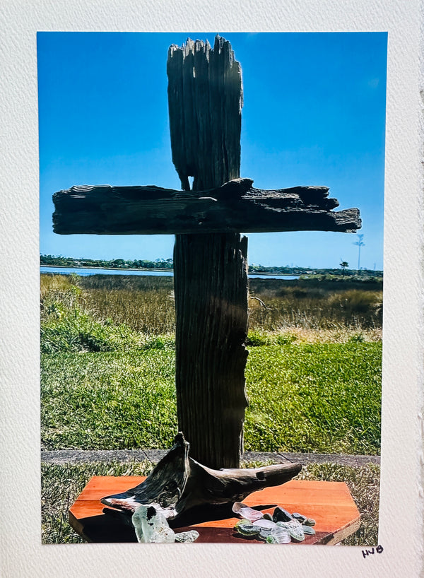 Dee Beggarly "Driftwood Cross - View 3"