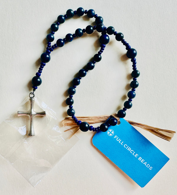 Full Circle Beads Lapis 33-Bead Anglican Prayer Beads