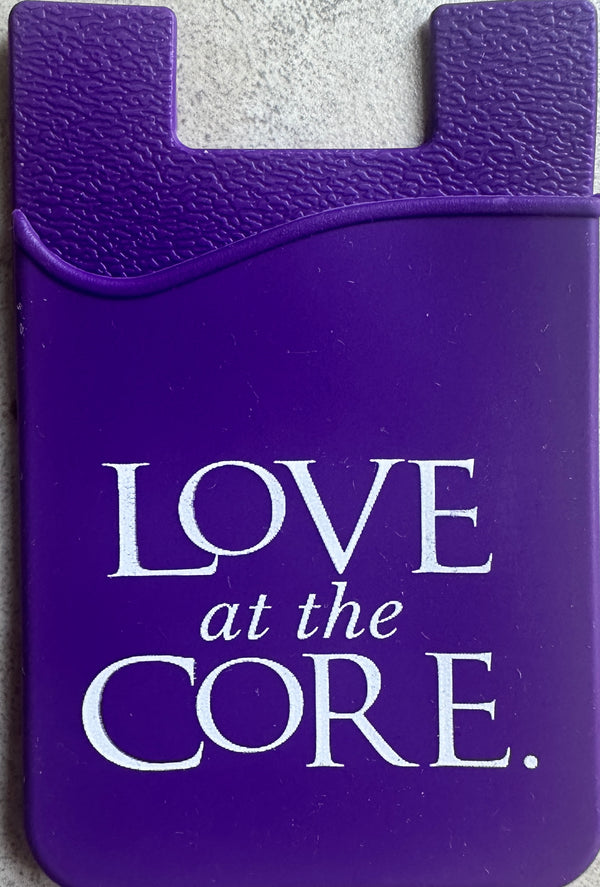 Love at the Core Wallet on the Go for Cell Phones