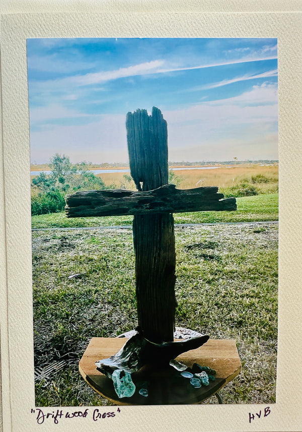 Dee Beggarly, "Driftwood Cross"