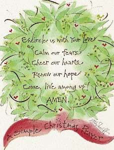 Credo Christmas card pack: Simple Christmas Prayer Christmas Card Set