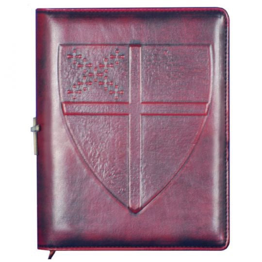 TSG Episcopal Shield leather journal PJ-03