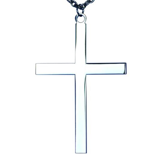Terra Sancta Guild 2 " Silver Plated Latin Cross
