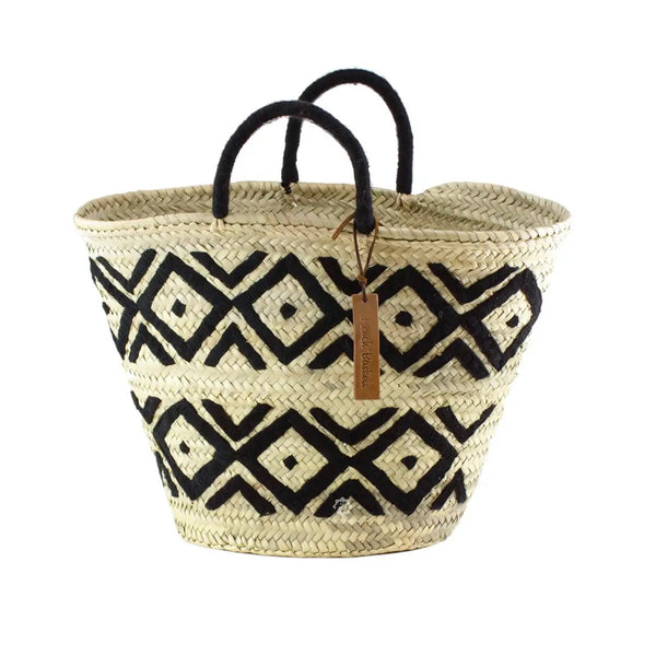 Straw Beach Bag Cactus French Baskets