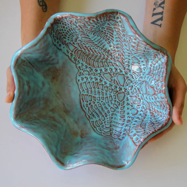 Prodigal Pottery Blossom Bowl Tidal Pool